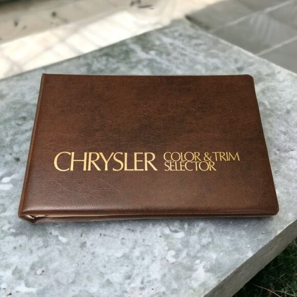 1975 Chrysler Color & Trim Selector Cordoba NewPort Custom New Yorker Brougham
